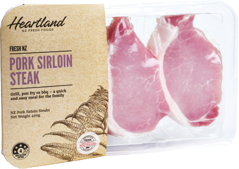 Fresh NZ Pork Sirloin Steak Package